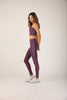 Power Stride Leggings - Blackberry Jam White *Preorder now with 10% discount - February Delivery
