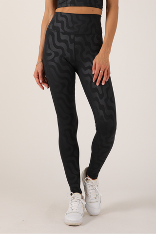 Sultry Leggings - Cosmic Ripple Black *Preorder now with 10% discount - February Delivery