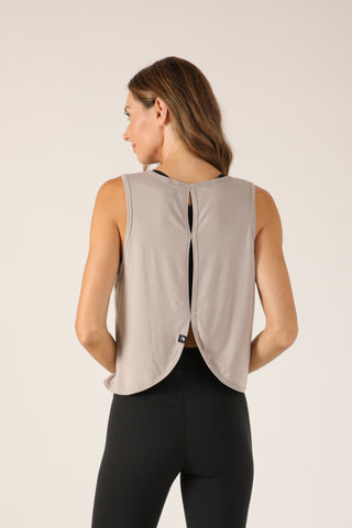 Cut Loose Tank - Latte