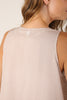 Sheer Ease Tank - Latte Stripes