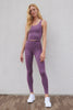 Kaylee Cropped Cami - Black Plum