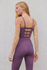 Kaylee Cropped Cami - Black Plum