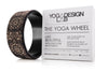 Yoga Wheel Cork Mandala Black