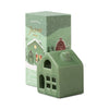 Incense Cone Holder - Green Cottage ( Includes Incense Cones )