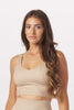 Sculpt Tank - Almond / Linen Gingham
