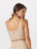 Sculpt Tank - Almond / Linen Gingham