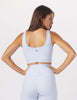 Sculpt Tank - Ice Blue / Oatmilk Gingham