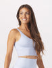 Sculpt Tank - Ice Blue / Oatmilk Gingham
