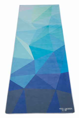Geo Blue - Yoga Towel