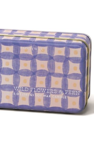 Everyday Candle Tin - Wild Flowers + Fern