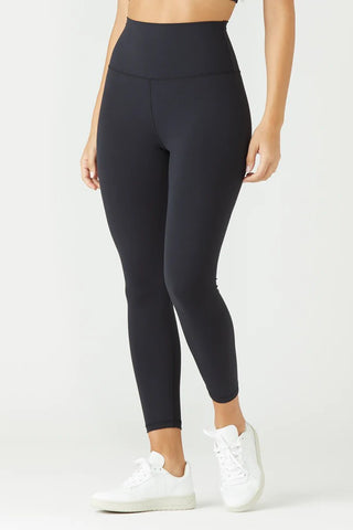 High Waisted 7/8 Pure Leggings - Black * Restocks in May